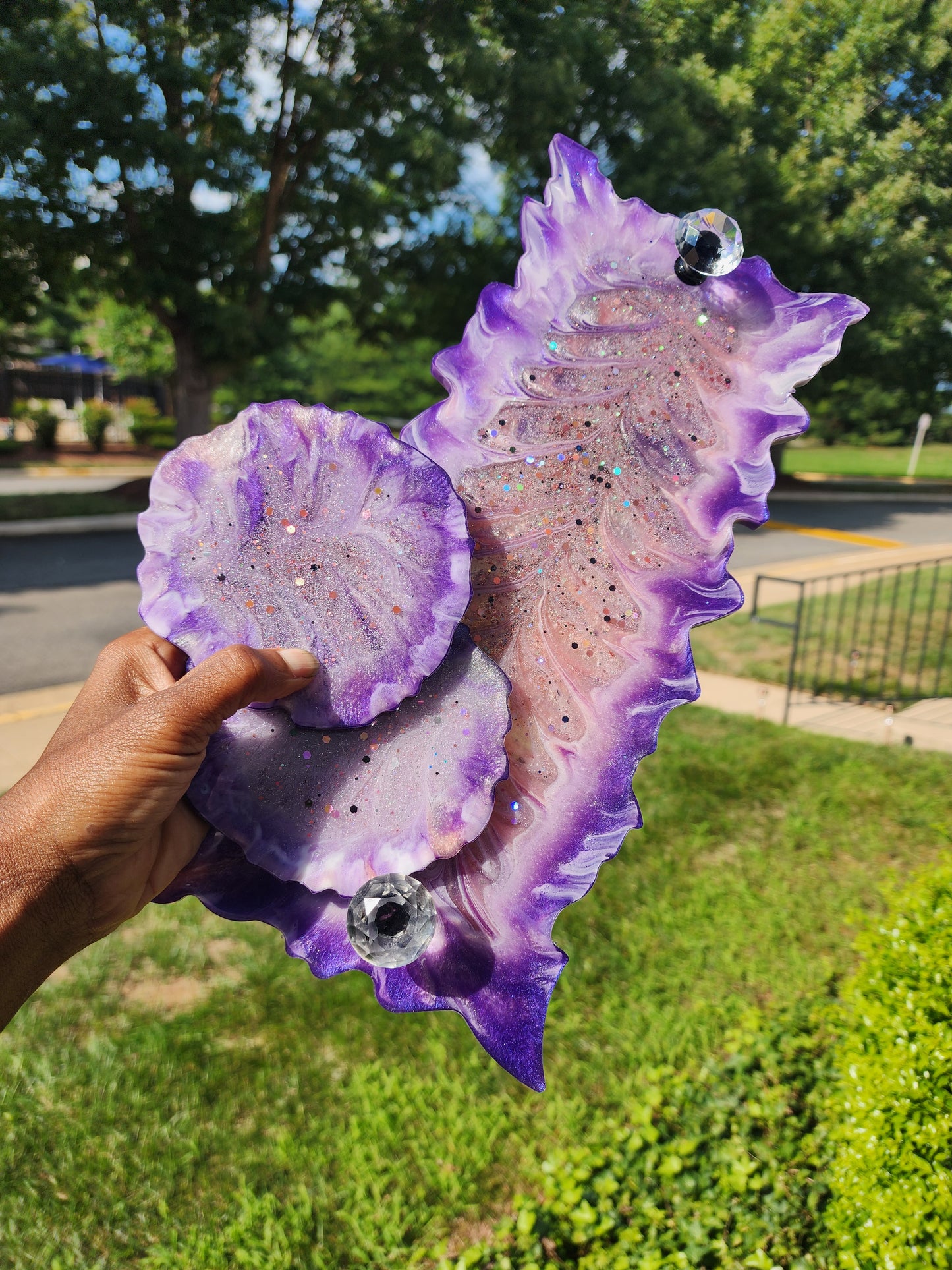 You've been served Geode Shaped Tray