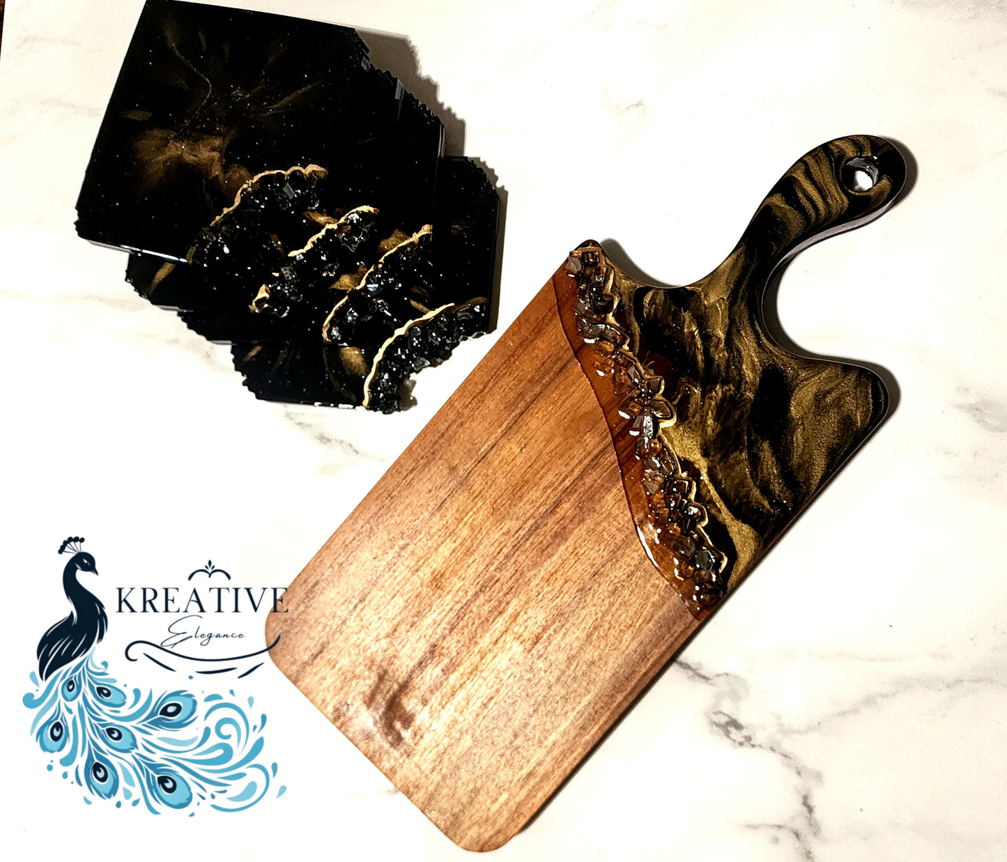 Black Gold Dust Gift Set Waffle