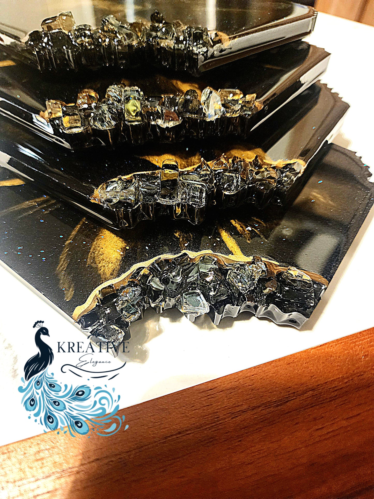 Black Gold Dust Gift Set Waffle