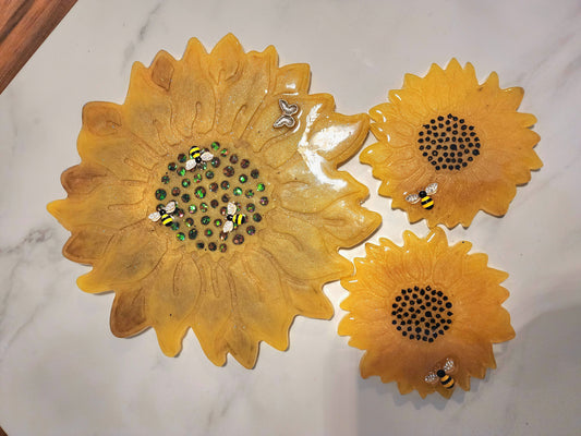 Golden Radiance Sunflower Set