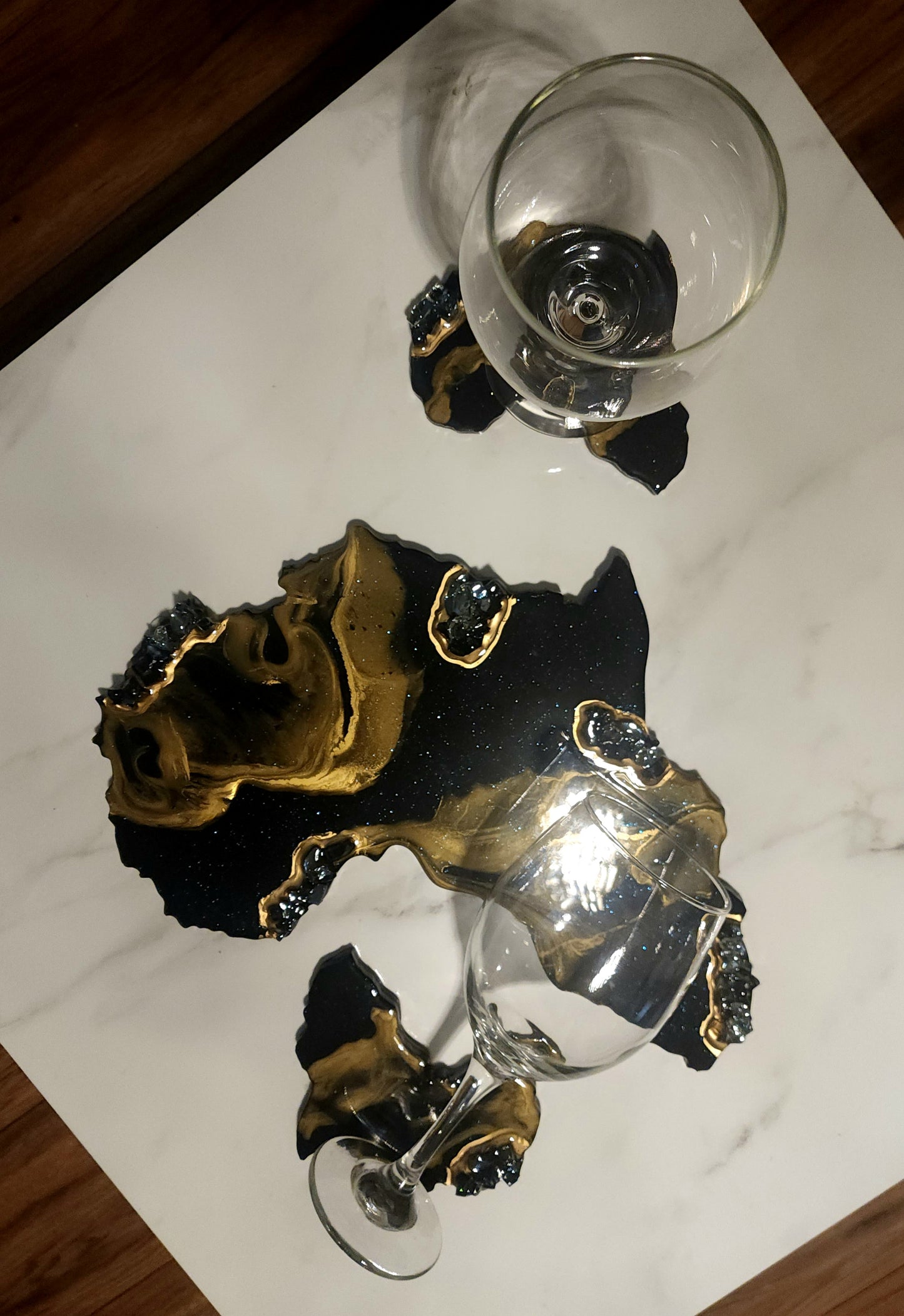 Mother Africa tray w/coasters Ready to ship