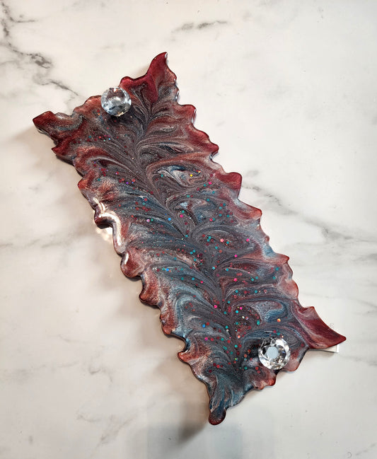 You've been served Geode Shaped Tray (Ready to Ship)