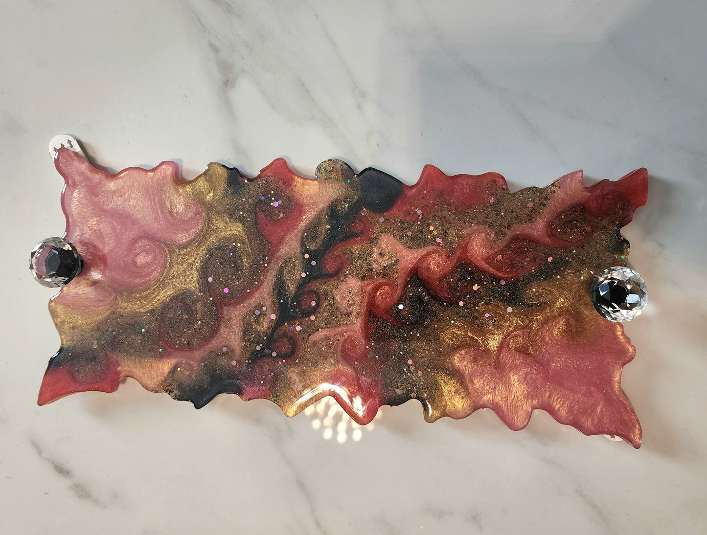 You've been served Geode Shaped Tray (Ready to Ship)