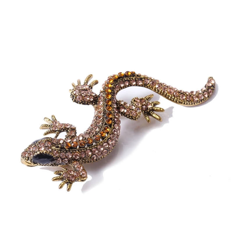 Gecko Brooches